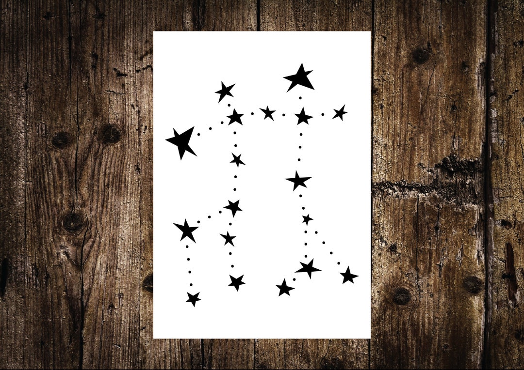 Gemini Constellation Svg Dsx Png Jpg Eps Gemini Etsy