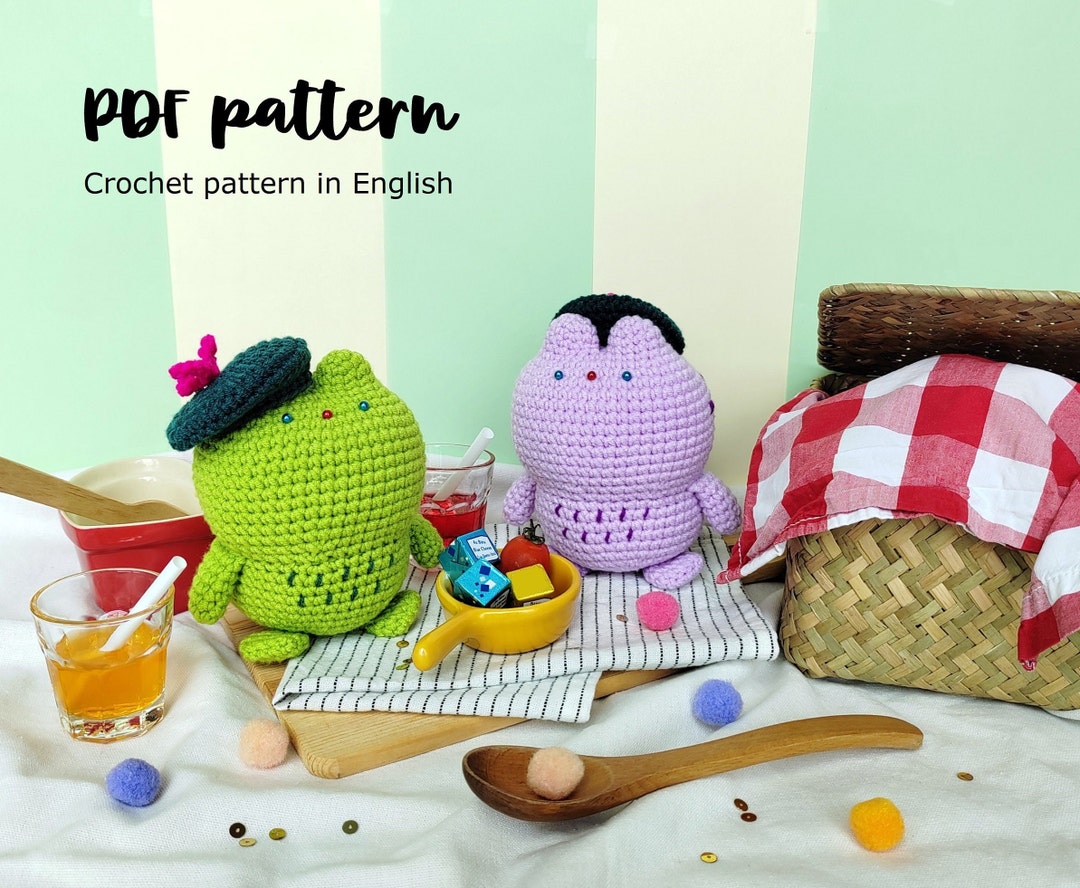 Leonard the Froglet Crochet Pattern DIGITAL PATTERN Amigurumi Frog ...