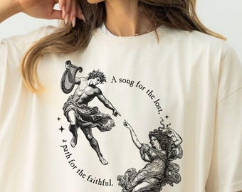 Orpheus Eurydice Greek Mythology Shirt Dark Academia Clothing Greek Statue Celestial Shirt Light Academia Literary Shirt Literature Shirt