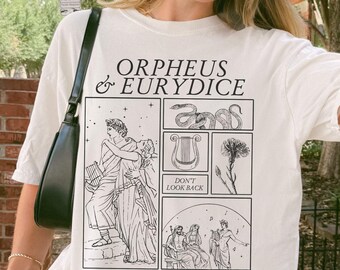 Orpheus Eurydice Greek Mythology Shirt - Comfort Colors Hades & Persephone Shirt, Underworld Wait For Me Literary Shirt, Theatre Lover Gift