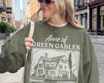 Anne Of Green Gables Sweatshirt - Avonlea Bookish Sweater, Anne With E Crewneck, Book Lover Gifts, Lucy Maud Montgomery Merch
