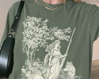 Circe Comfort Colors® Shirt - Homer The Odyssey Shirt, Greek Mythology Aeaea Shirt, Witchy Tee, Greek Goddess Gifts, Vintage Bookish TShirt