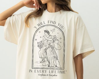 Orpheus Eurydice Greek Mythology Shirt Dark Academia Clothing Greek Statue Celestial Shirt Light Academia Literary Shirt Literature Shirt