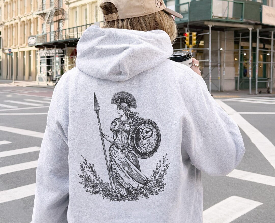 Greek Mythology Athena Hoodie - Homer the Odyssey Merch, Literary ...
