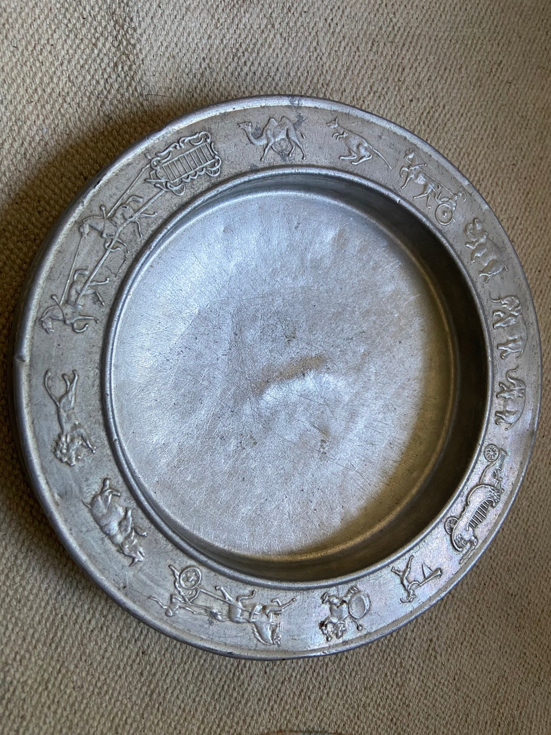 Vintage Metal Childs/baby Dish Etsy