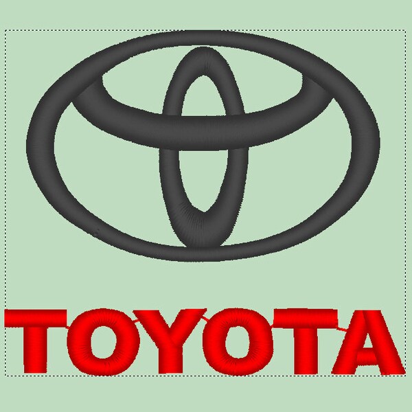 Toyota Embroidery Logo - Etsy