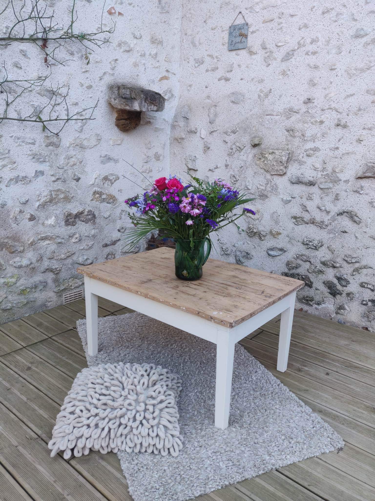 Countryside flea market coffee table