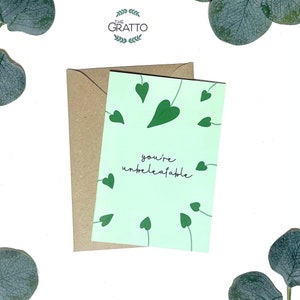 Carte d'anniversaire personnalisée Plant Lady, carte de félicitations pour elle, cadeaux pour amoureux des plantes