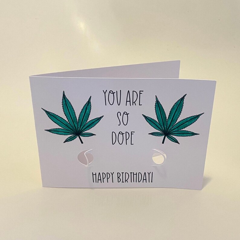 Personalisierte You Are So Dope Grüße Geburtstag Kiffer Karte Etsy.de