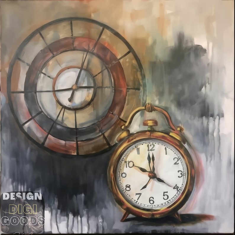 Time in Motion Abstract Digital Art Capture the Fluidity and Continuity ...