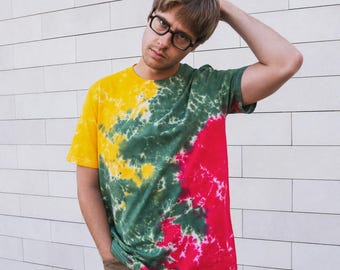 Tie Dye T-shirt, Festival Clothing, Colorful Tee