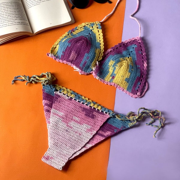 Crochet Tankini Etsy