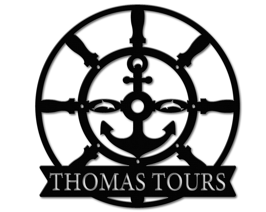 Custom Metal Anchor Nautical Sign Address Anchor House Number Etsy