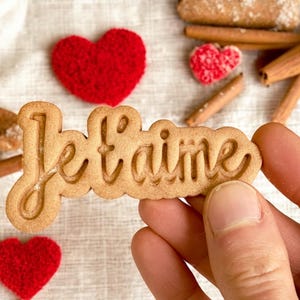 Keksausstecher „Ich liebe dich“ als Muttertagsgeschenk