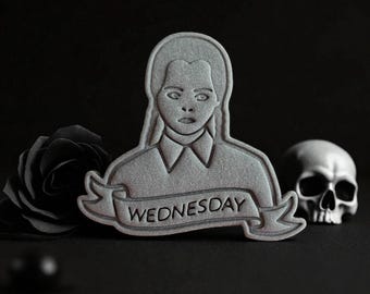 Wednesday Addams Cookie Cutter Gothic Theme Birthday Gift