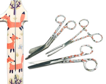 Nurse Scissors Set - Forrest Fox - Bandage Scissors/Kocher/Surgical Scissors - Nurse Gift Set