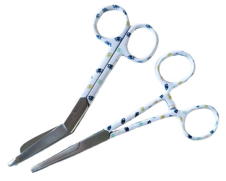 Nurse Scissors Set Bandage Scissors Kocher Surgical Etsy