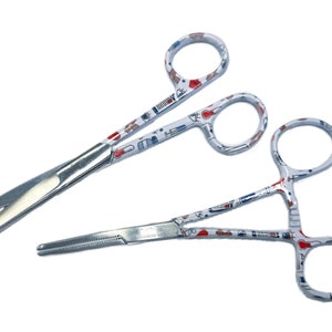 Nursing scissors set - bandage scissors + kocher + surgical scissors - nurse gift set - Medical Minds - Nursing scissors