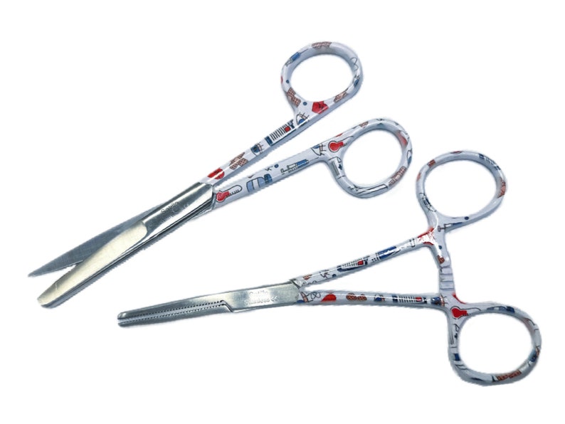 Nursing scissors set bandage scissors kocher surgical scissors nurse gift set Medical Minds Nursing scissors Kocher+Surg.Scissors