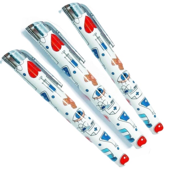 3 x Penlight – Medical Minds / Zebra / Puppy Paws – Pupillenlicht / Augenlicht – Krankenschwester