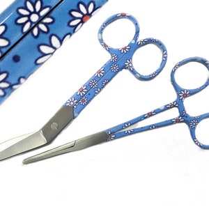 Verpleegkundige scharen set verbandschaar kocher chirurgische schaar nurse gift set bloemen Dazzeling Daisies Kocher+band.Scissors