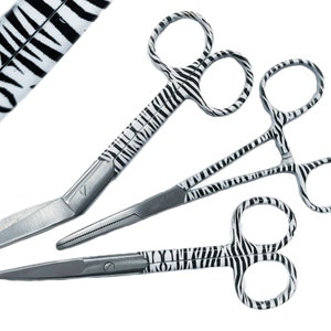 Verpleegkundige scharen set - verbandschaar + kocher + chirurgische schaar - nurse gift set - Zazzy Zebra