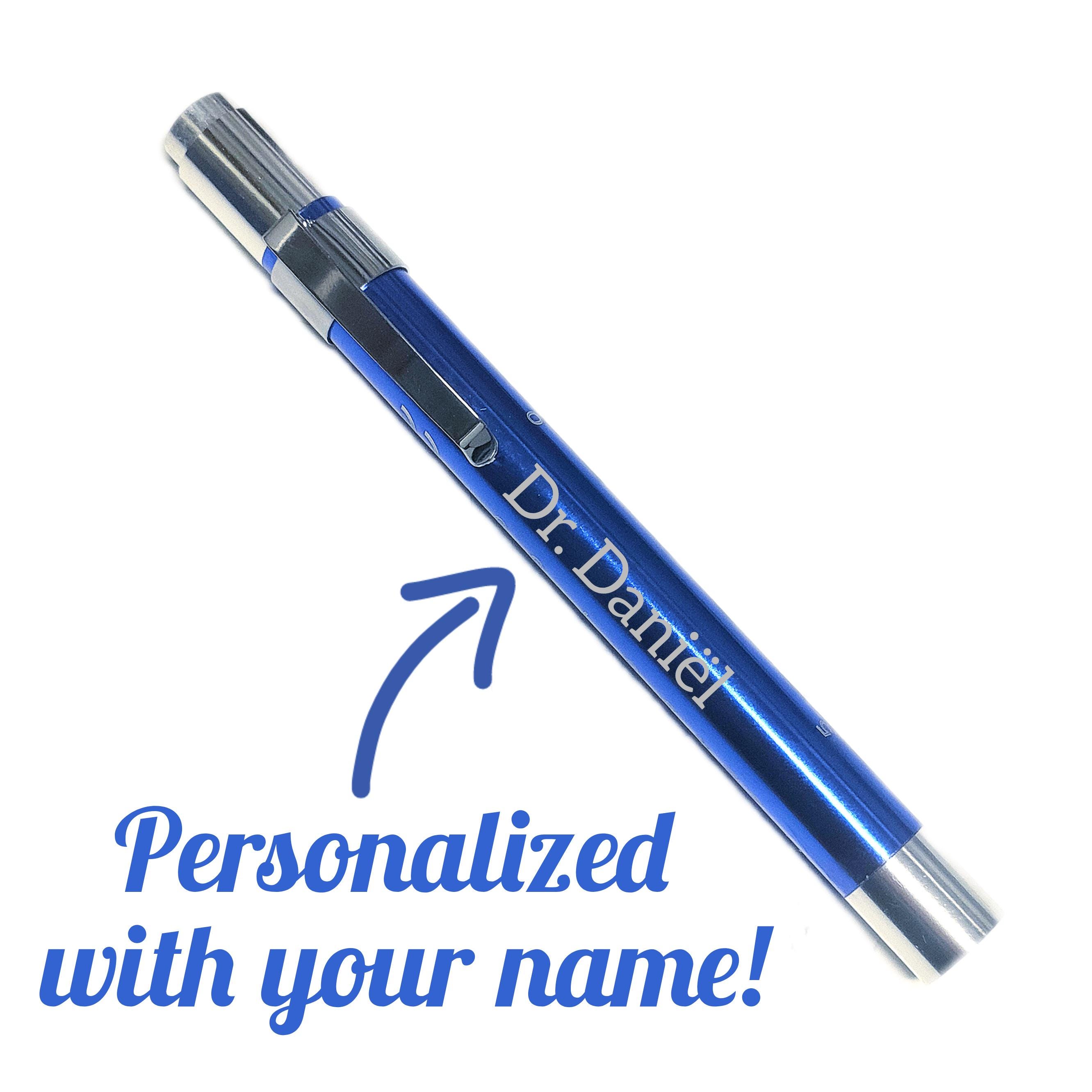 Personalized LED medical PENLIGHT - Silver/Black/Green/Red - Nurse Gift - graduation nurse doctor - eye lamp