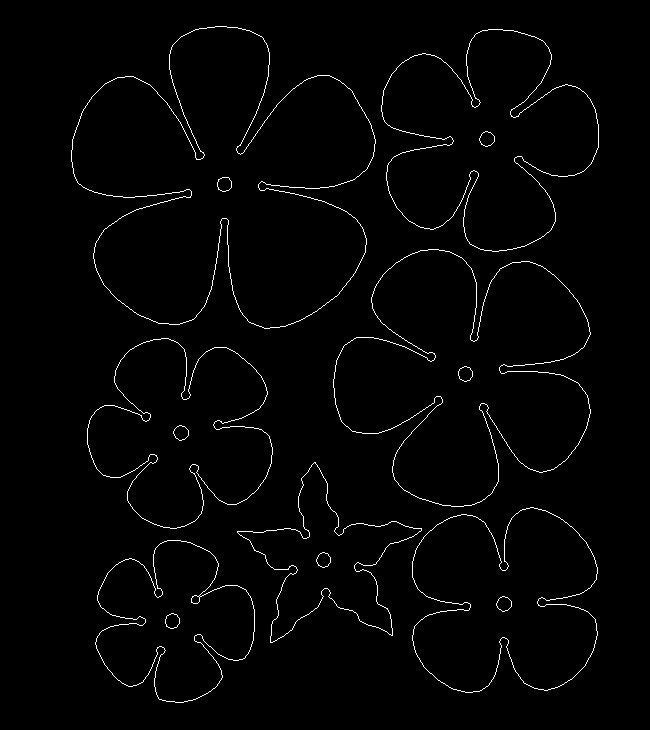 Metal Rose DXF, DIY Rose, Instant Download DXF File for Cnc Laser Metal Rose DXF, DIY Rose, Instant Download DXF File for Cnc Laser