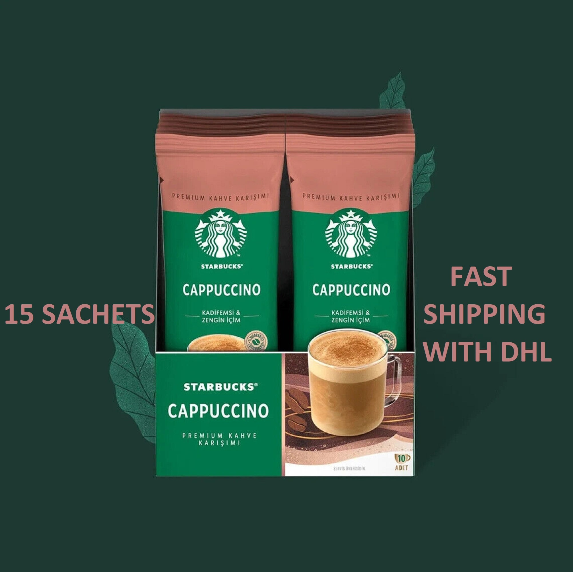 Sbux Starbucks Capuccino 15 Sachets via Instant