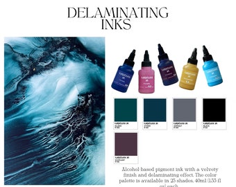 TINTAS DELAMINANTES 23 colores 40 ml