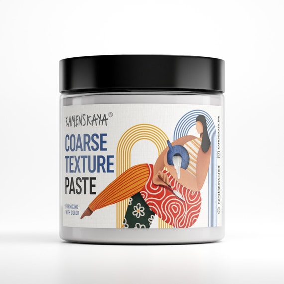 Coarse texture paste (For mixing with color) – KAMENSKAYA