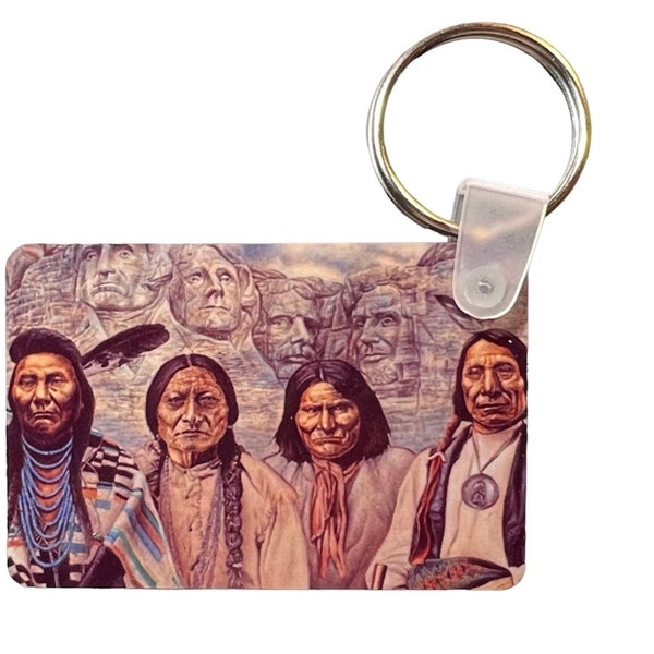 Native American Forefathers Keychain Purse Backpack Accessory New