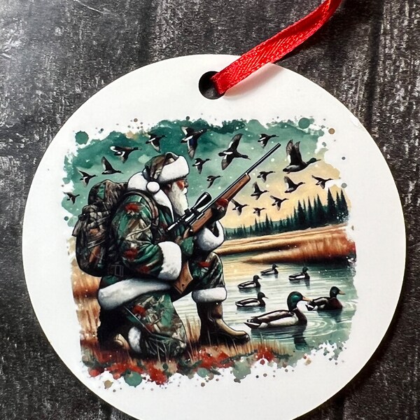 Hunting Christmas Ornaments Etsy