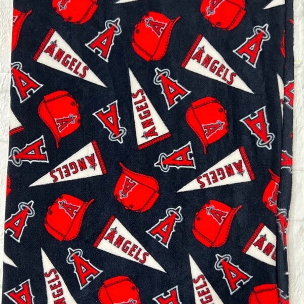 LA Angels Of Anaheim Licensed Fleece Fabric 1 Yard