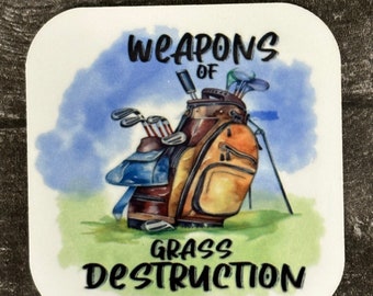 Aimant de réfrigérateur Weapons of Grass Destruction Nouveau cadeau