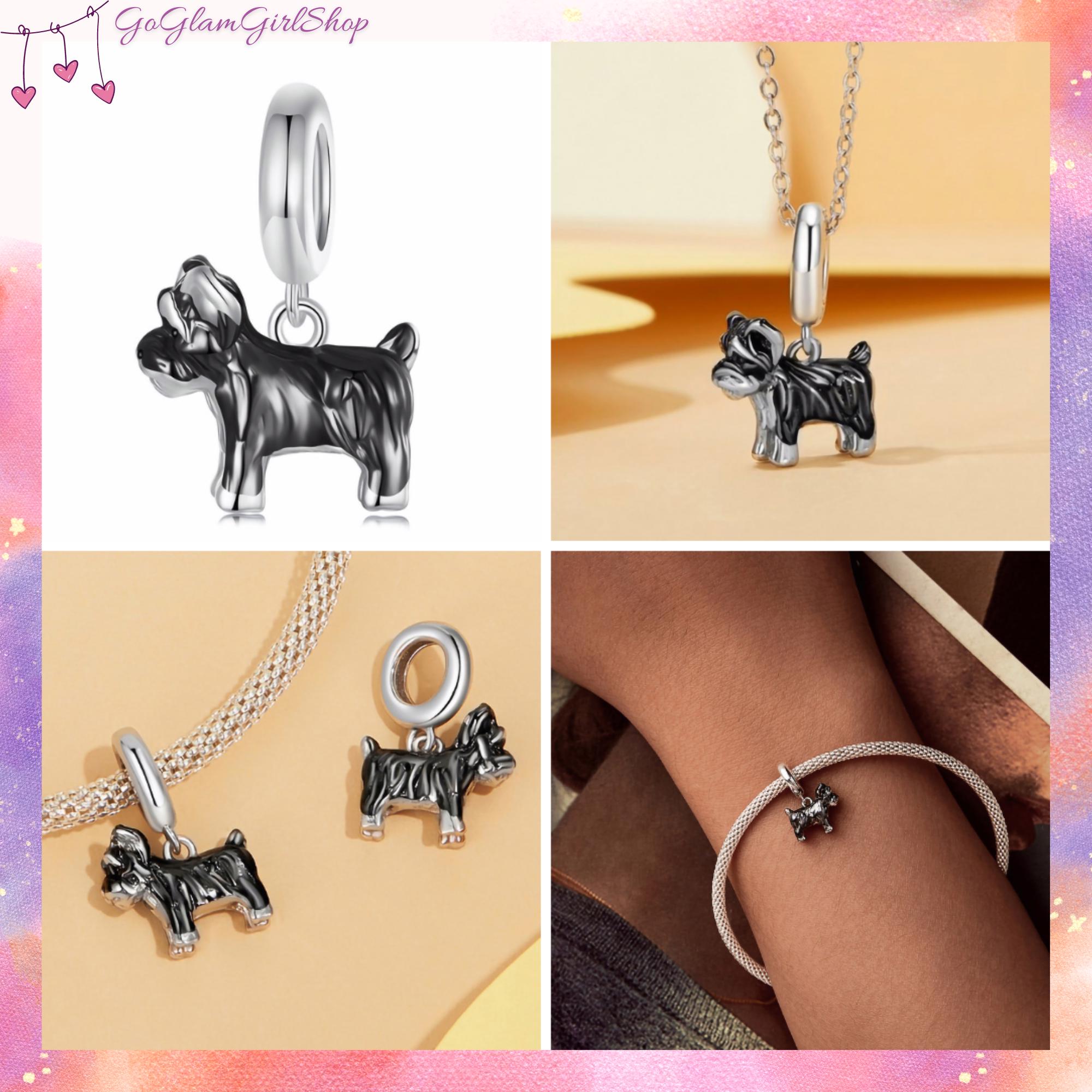 40 Breloques émail Chiots Mignons | 10 Styles, Alliage émaillé, Pour Collier, Boucles D'oreilles, Porte-clés DIY