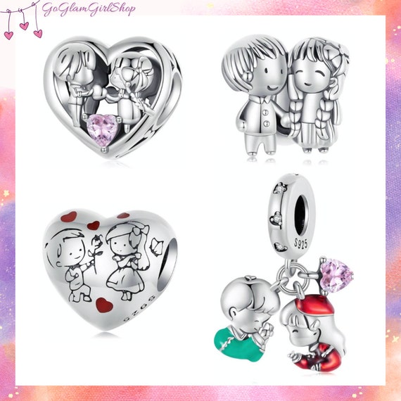 Bling Jewelry Rojo De Plata Be Mine Amor De San Valentín Corazón De Cristal Espaciador Núcleo De Plata Esterlina Se Ajusta Pulsera Europea Encanto Para La Mujer