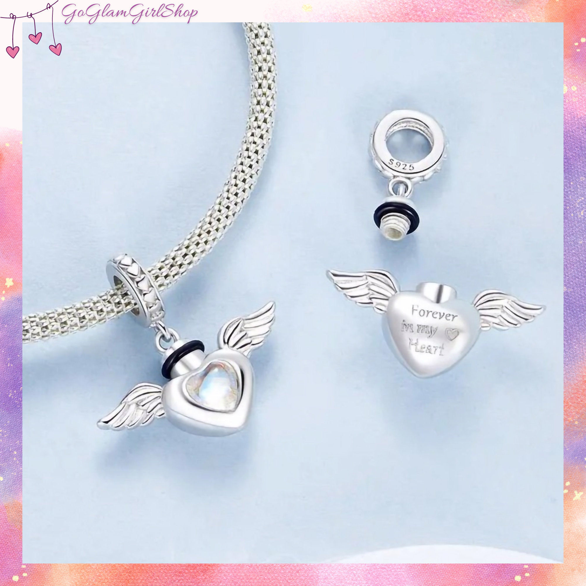 Urn Pandora Charms For A Lost Loved One Pet Cremation Jewelry