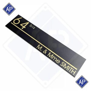 Custom Aluminum Mailbox Sign