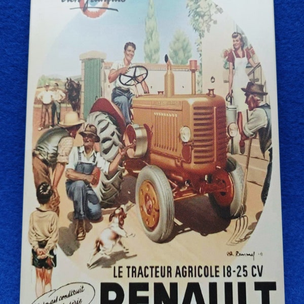 Plaque métal vintage Renault