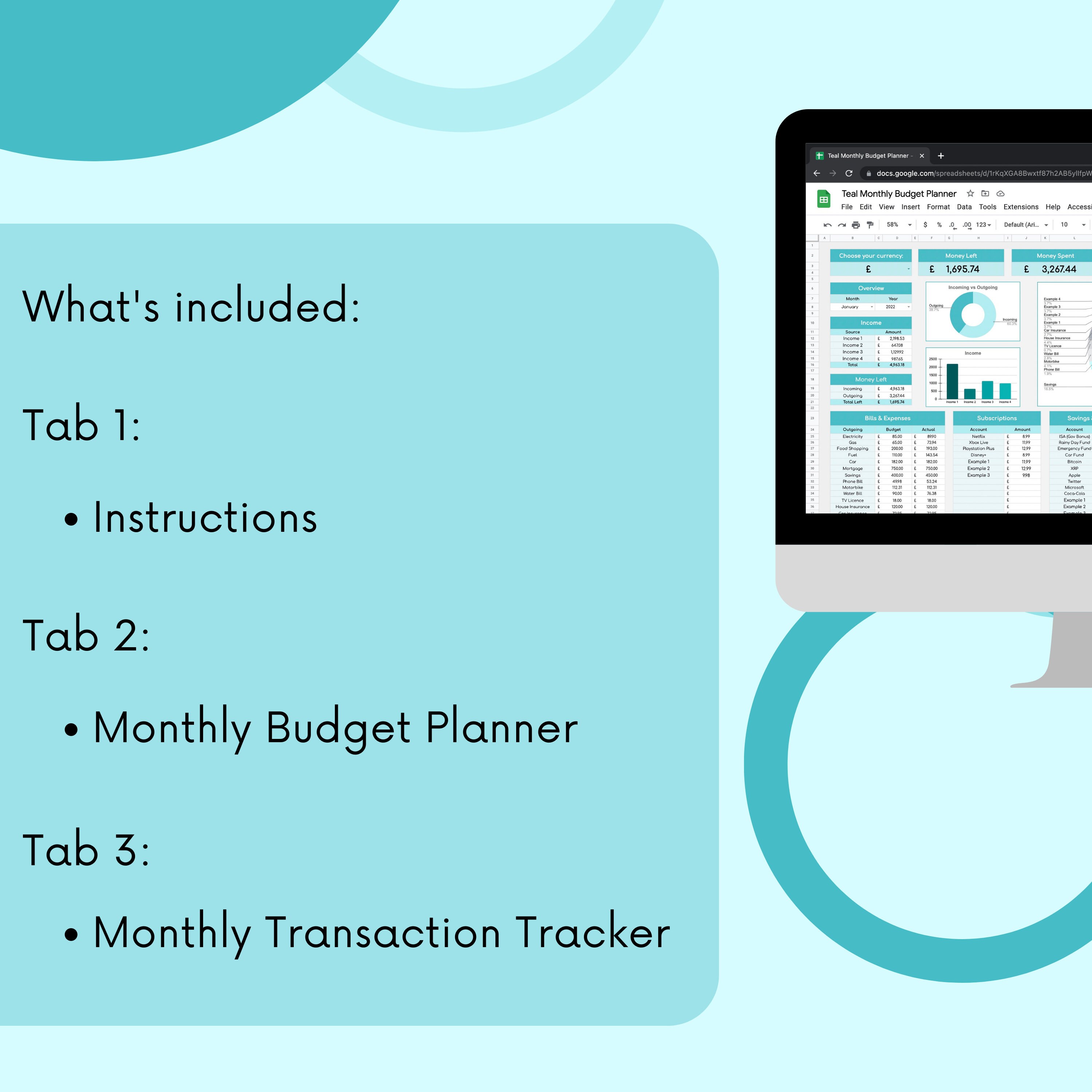 Paycheck Budget Planner Template for Google Sheets, Budget Tracker ...