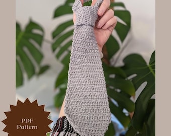 Crochet Necktie Pattern | Beginner Friendly (PDF Pattern)