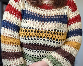 The Genevieve Jumper Crochet Pattern | Autumn Crochet | Winter Wearables | Beginner Friendly