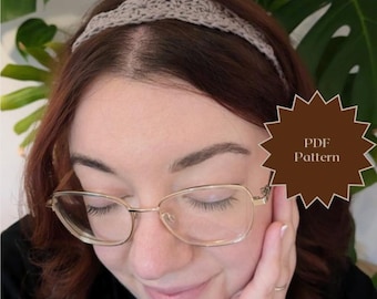 2-in-1 Crochet Headband Pattern | The Daphne Hairband Bundle | Crochet Hair Accessories Pattern