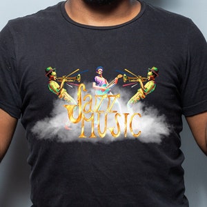 Jazz Music PNG Sublimation Design, Retro Jazz PNG, Soul Jazz print, Groovy Jazz T-shirt Digital Design, Music PNG file Digital Download Only