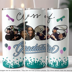 2025 Graduation Tumbler Wrap: Senior Photo Keepsake (Digital Download)