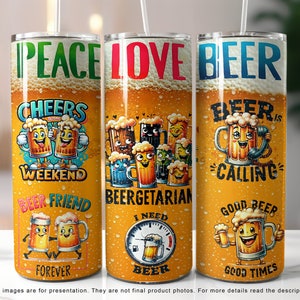 Biergetarisch grappig bier 20oz magere beker wrap, alcohol beker wrap, beker wrap ontwerp, grappige beker wrap, png-bestanden digitale download