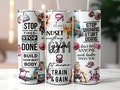 Workout PNG for 20 oz Skinny Tumbler Sublimation Design, Watercolor Workout PNG, Pink Gym Tumbler Wrap, PNG file Digital Download product logo