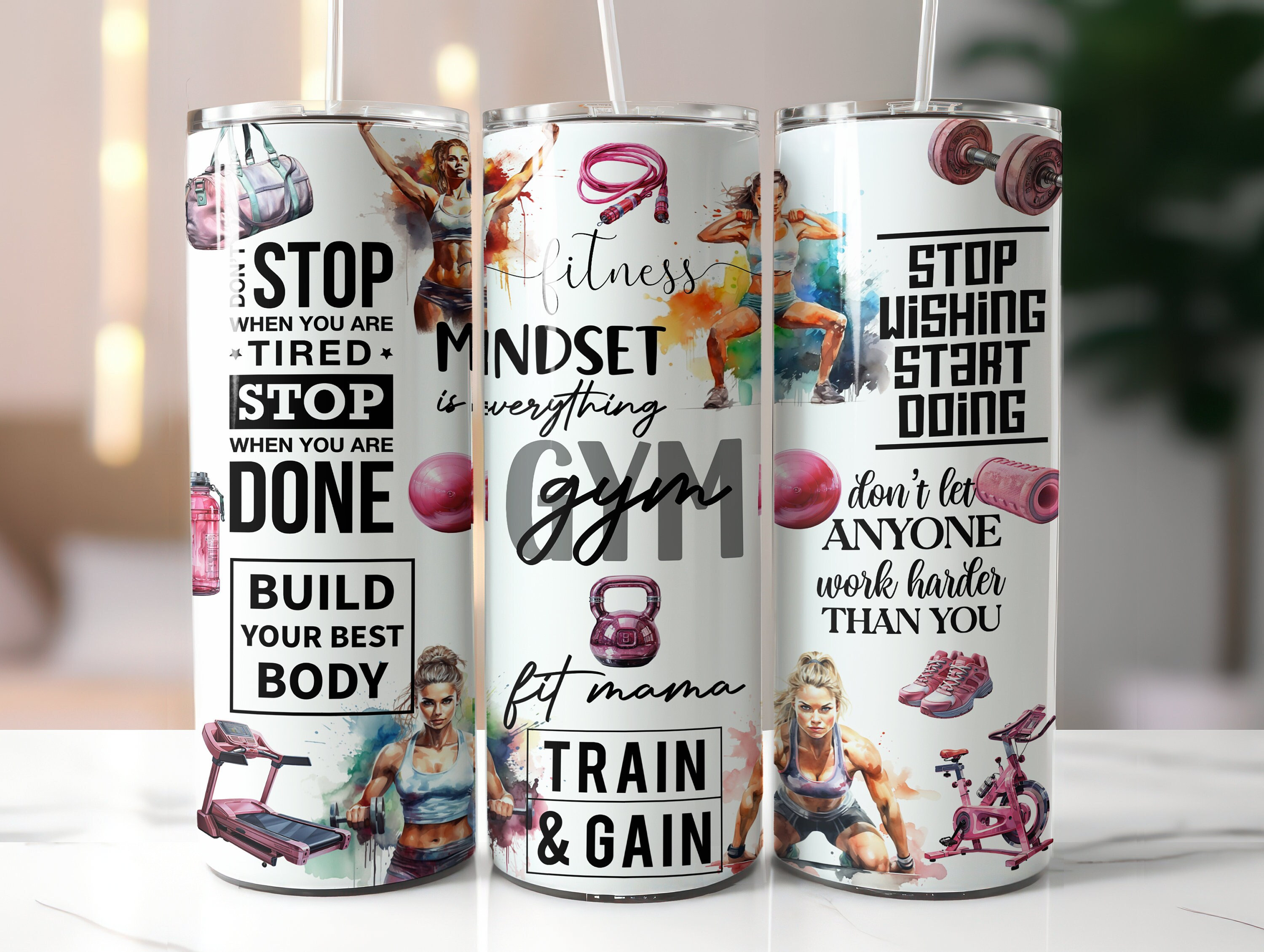 Bannière Murale "La Motivation Est La Clé" - Inspiration Fitness, Gym, Vinyle Neuf