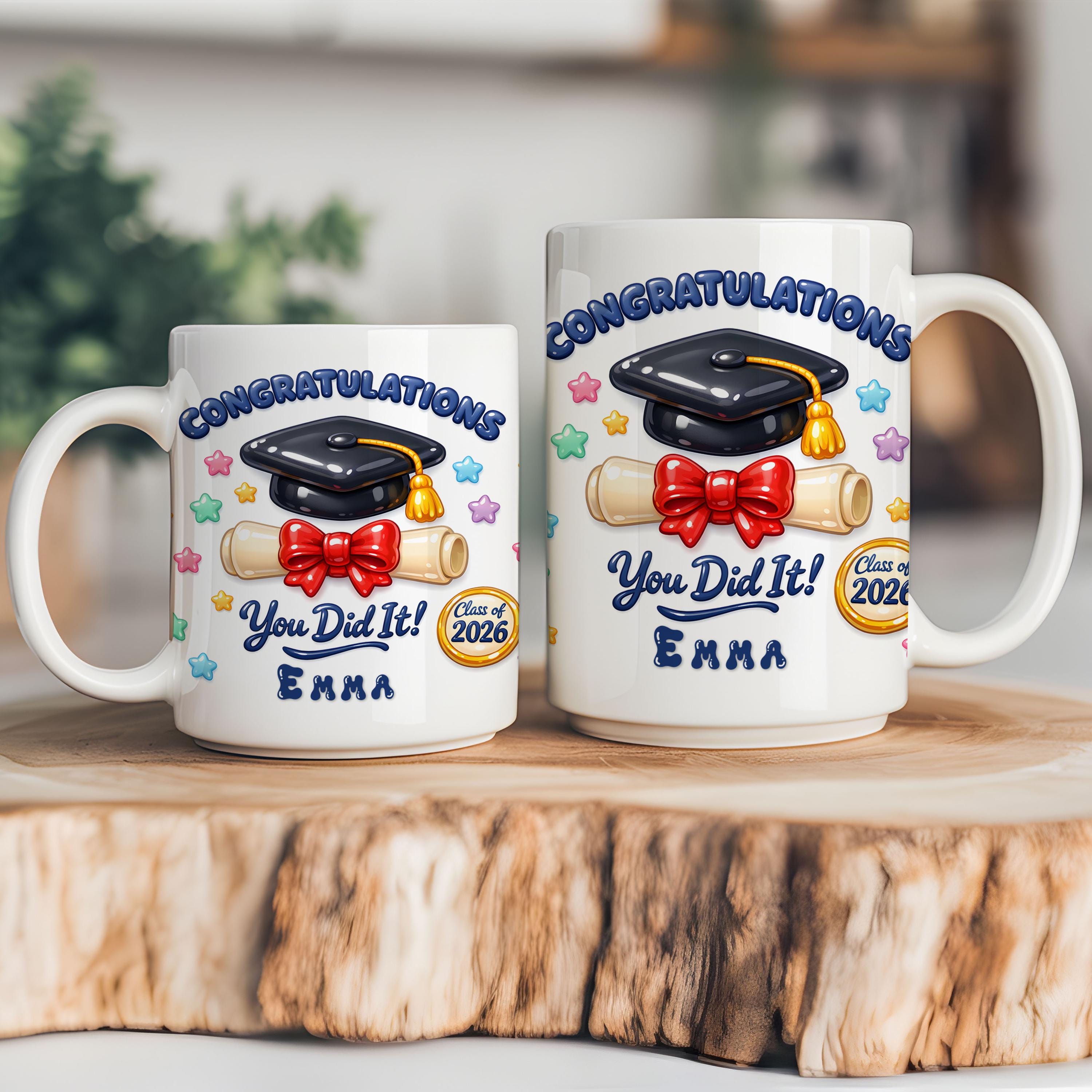Custom Grad Mug Wrap PNG - Class of 2026 Sublimation, Gimme Gummy ...